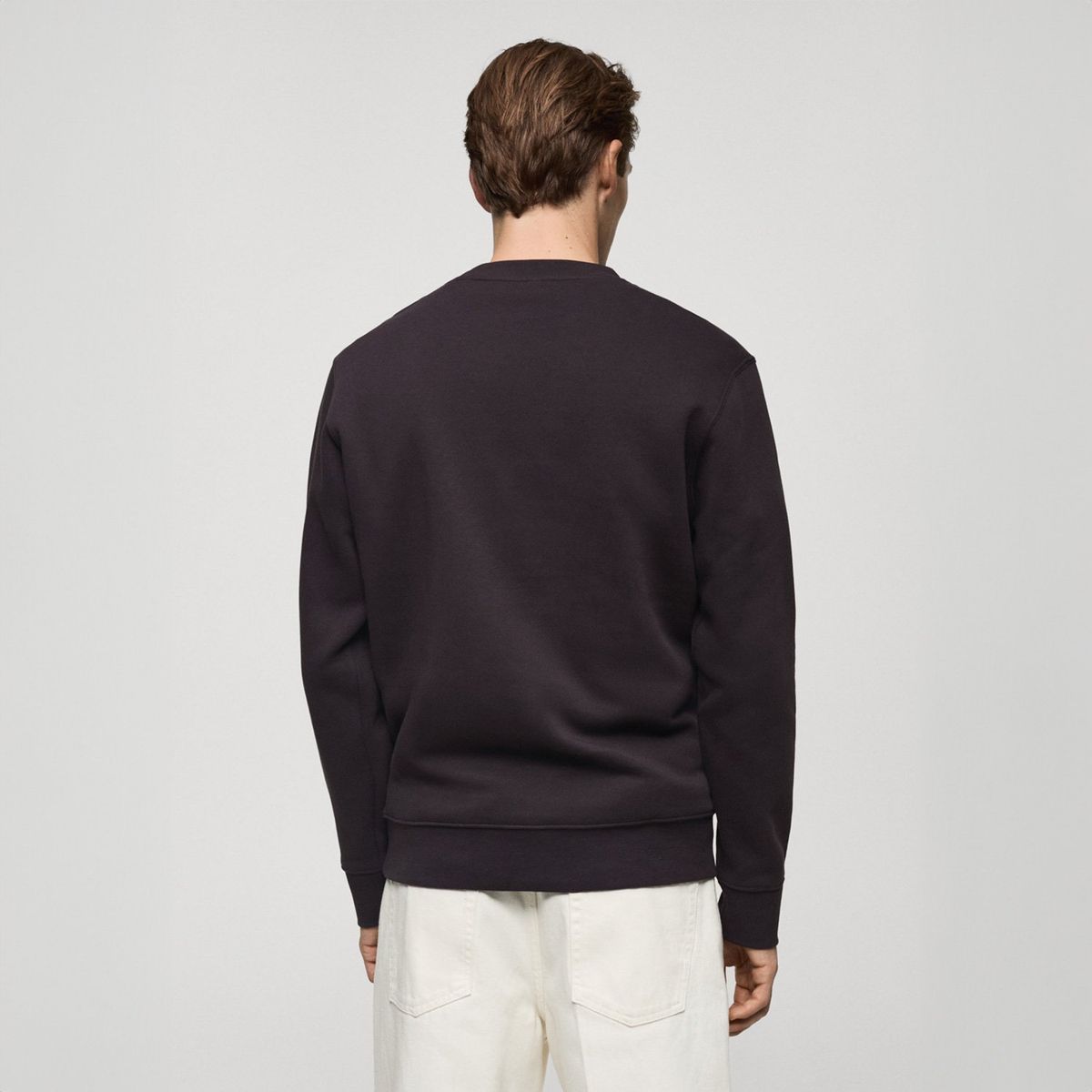 MANGO MAN - Poleron 100% Algodón Detalle Bordado Hombre Mango Man