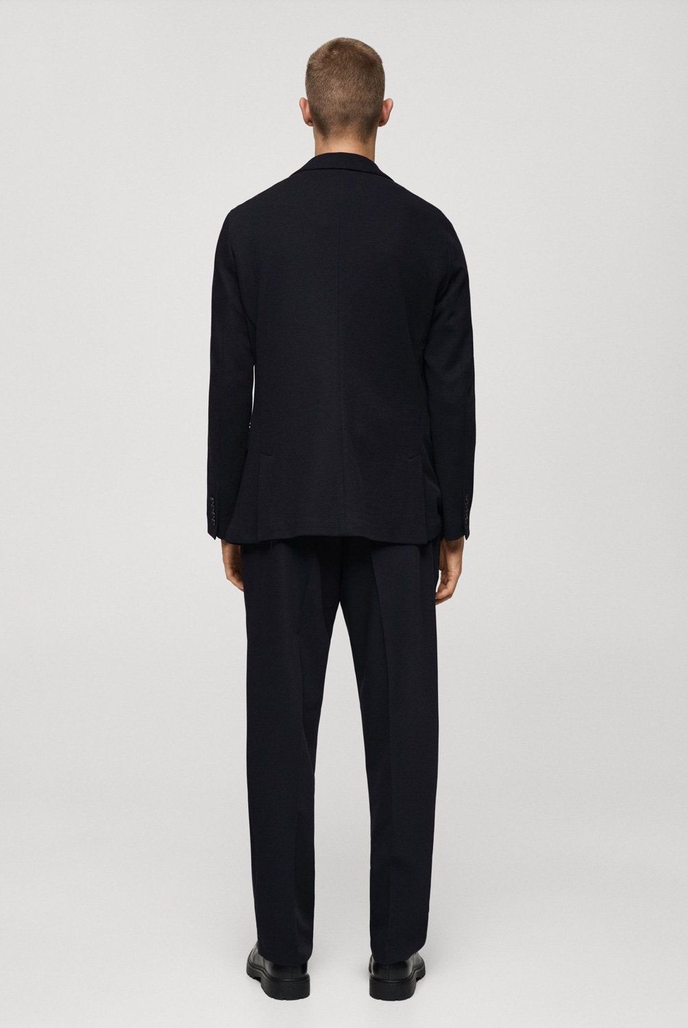MANGO MAN - Blazer slim Fit Algodón Microestructura Hombre Mango Man