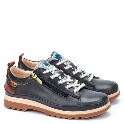 Imagen 2 del producto Zapatilla Urbana Mujer Cuero Azul