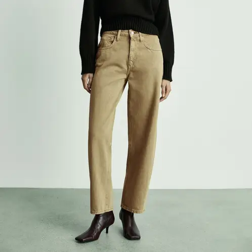 MANGO - Jeans Bet Balloon Tiro Alto Mujer