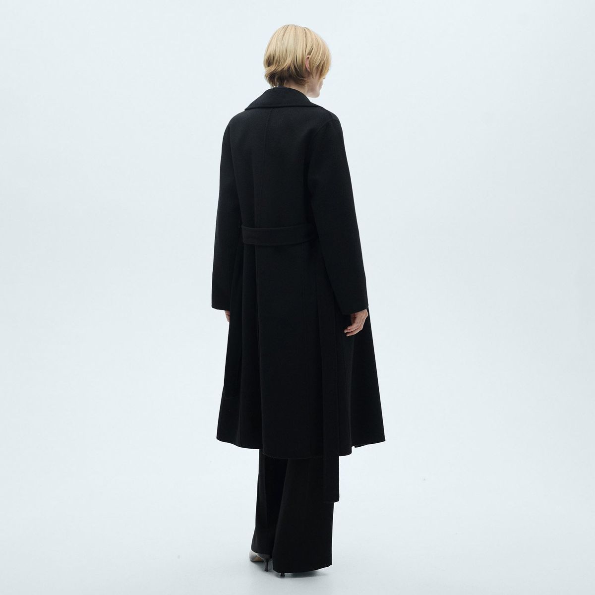 MANGO - Abrigo Handmade Cinturón Mujer Mango