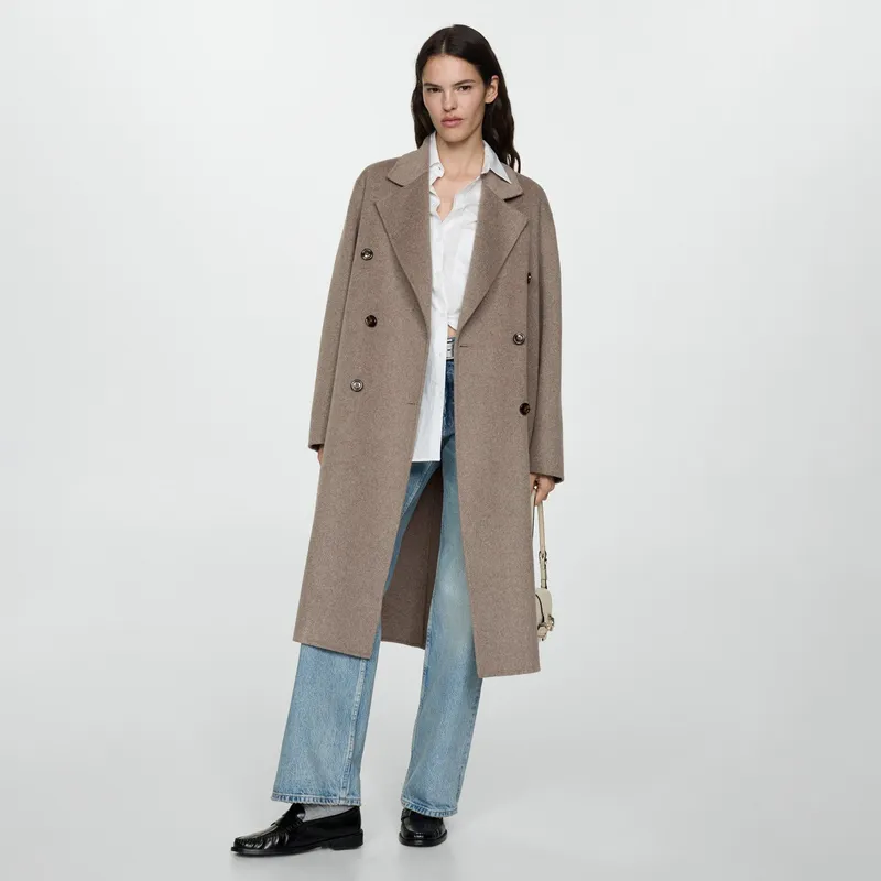 Abrigo Mango Ropa De Mujer Abrigo Doble Faz Mango Outlet Piel