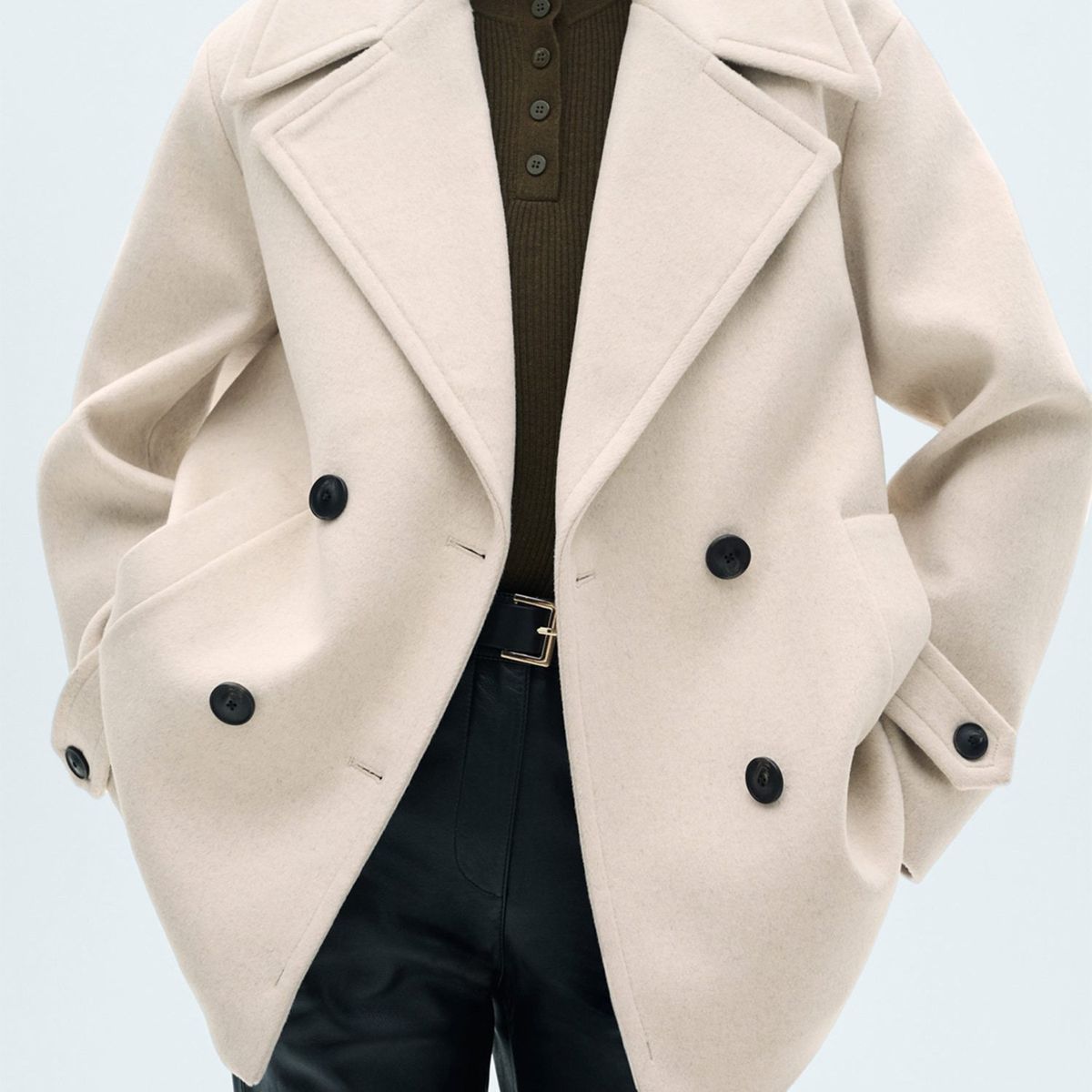 MANGO - Abrigo Mujer Mango