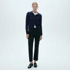 MANGO - Pantalón Fluido Flare Mujer
