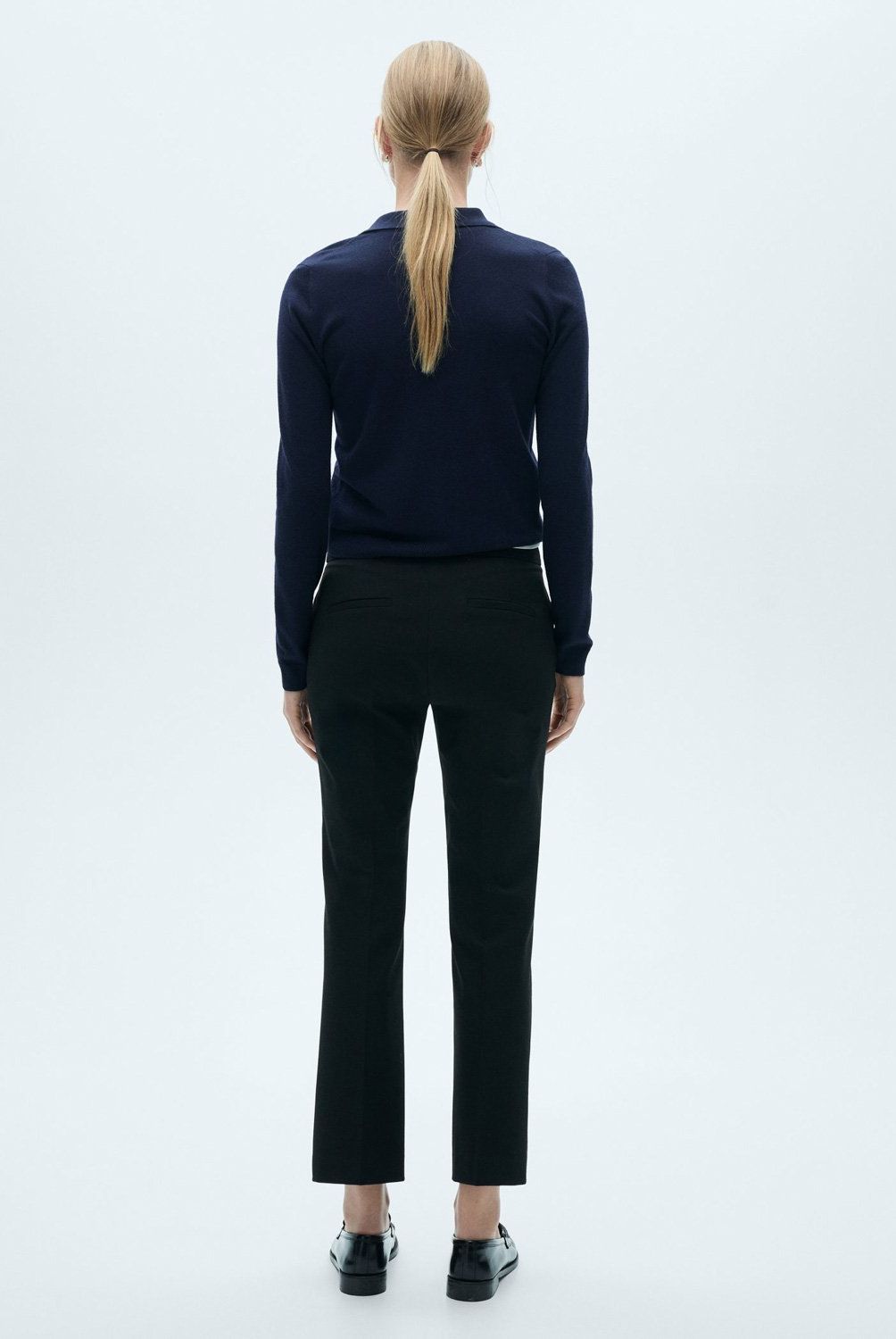 MANGO - Pantalón Fluido Flare Mujer Mango