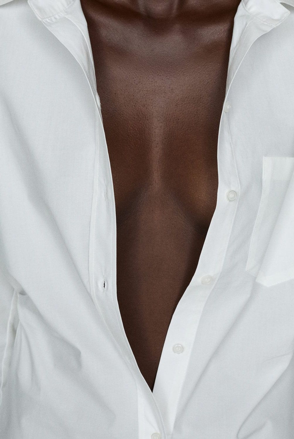 MANGO - Camisa Algodón Detalles Fruncidos  Mujer Mango