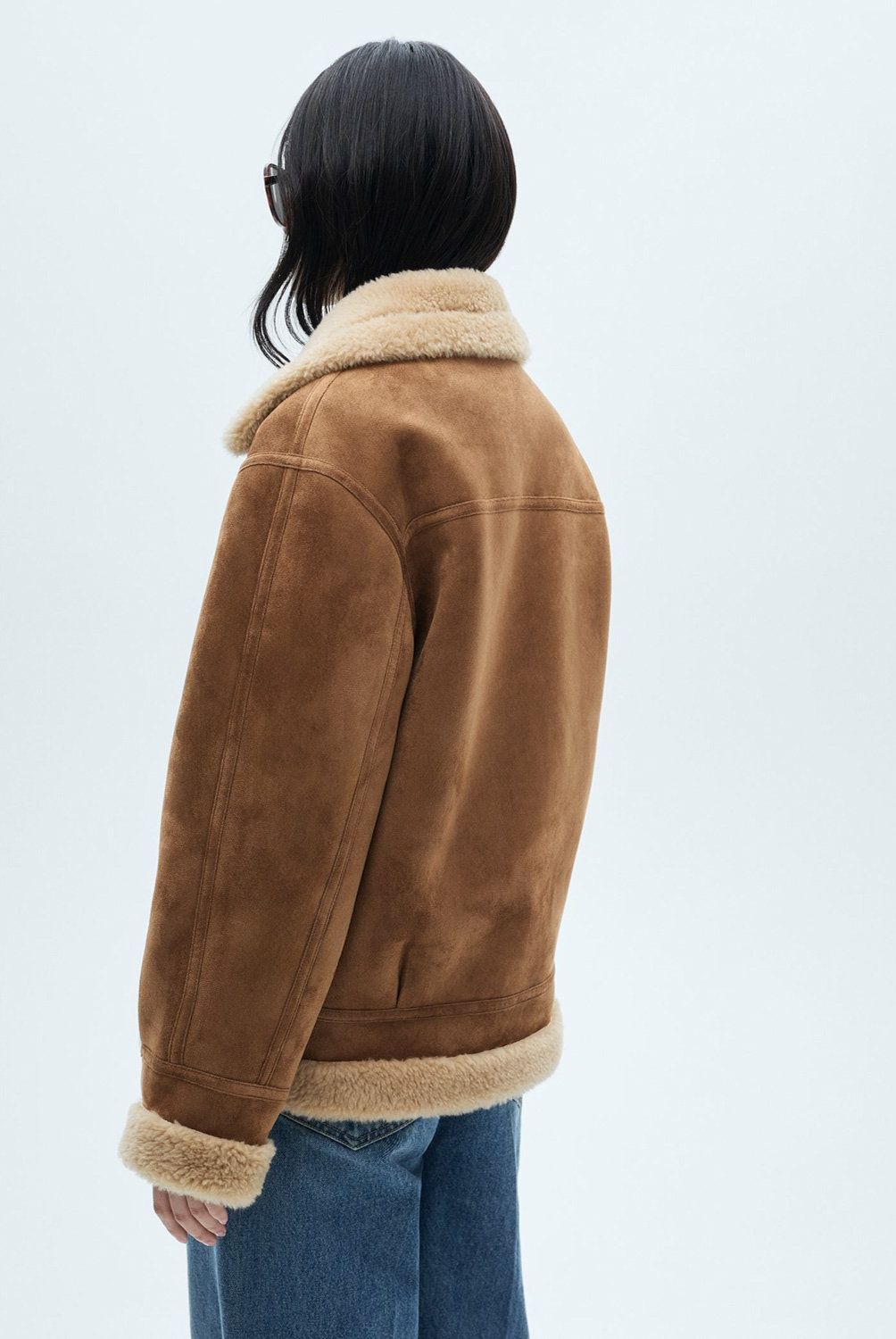 MANGO - Chaqueta Doble Faz Efecto Piel Mujer Mango