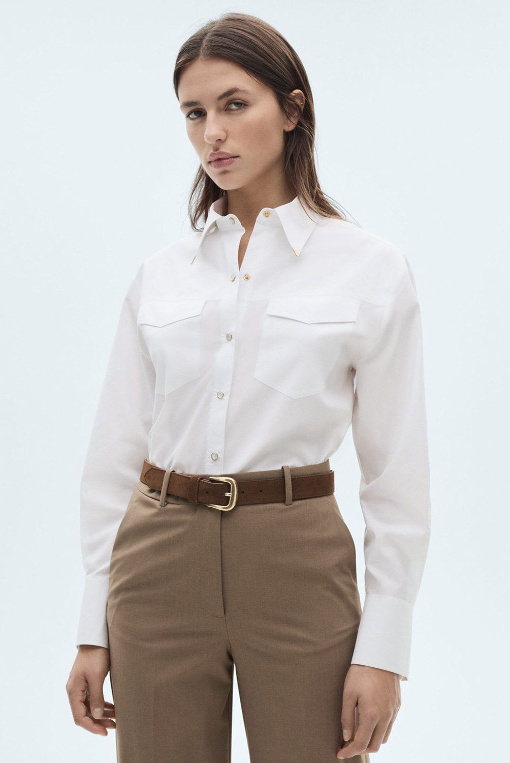 MANGO - Blusa Mujer Mango