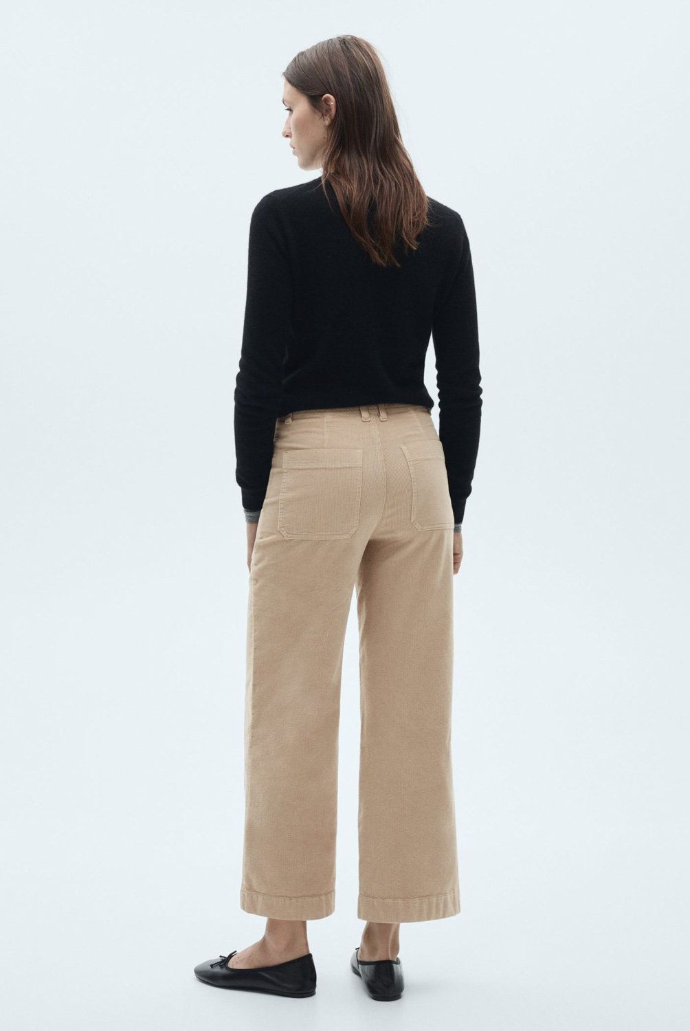 MANGO - Pantalón Catherin Culotte Pana Mujer Mango
