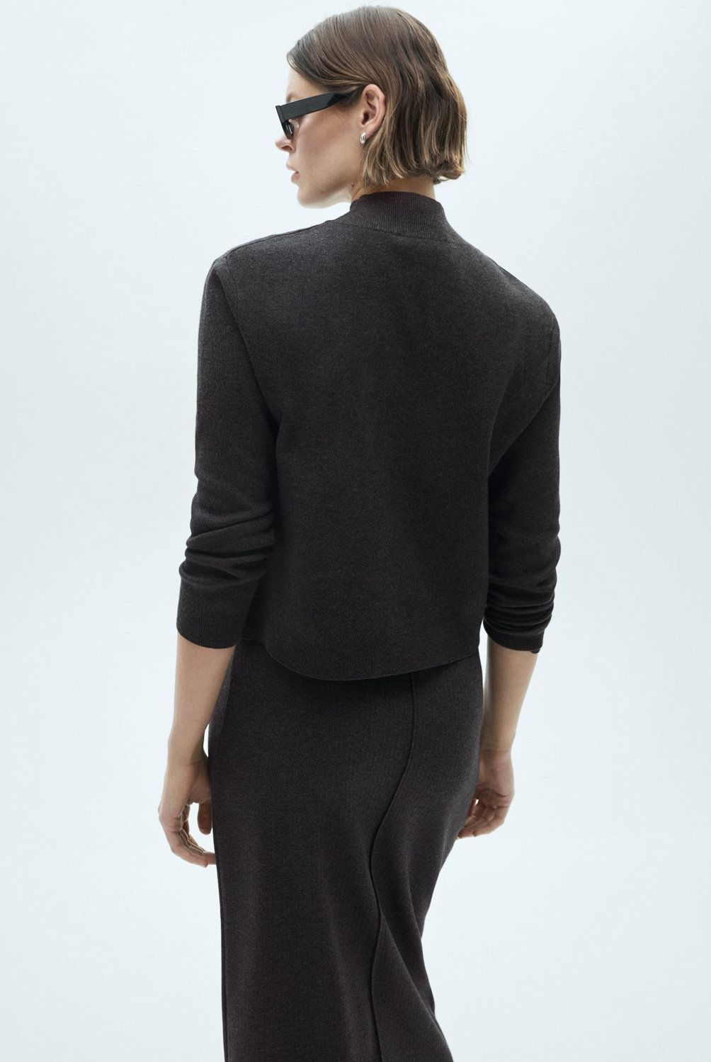 MANGO - Sweater Punto Cuello Perkins Mujer Mango