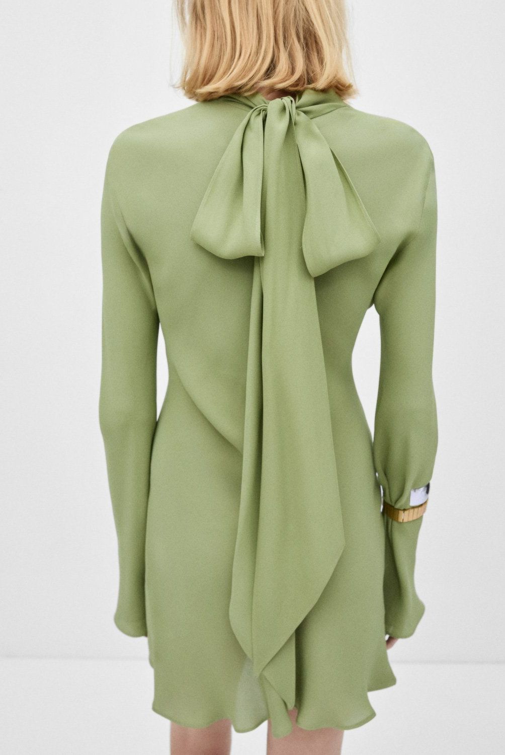 MANGO - Vestido Gasa Lazada Mujer Mango