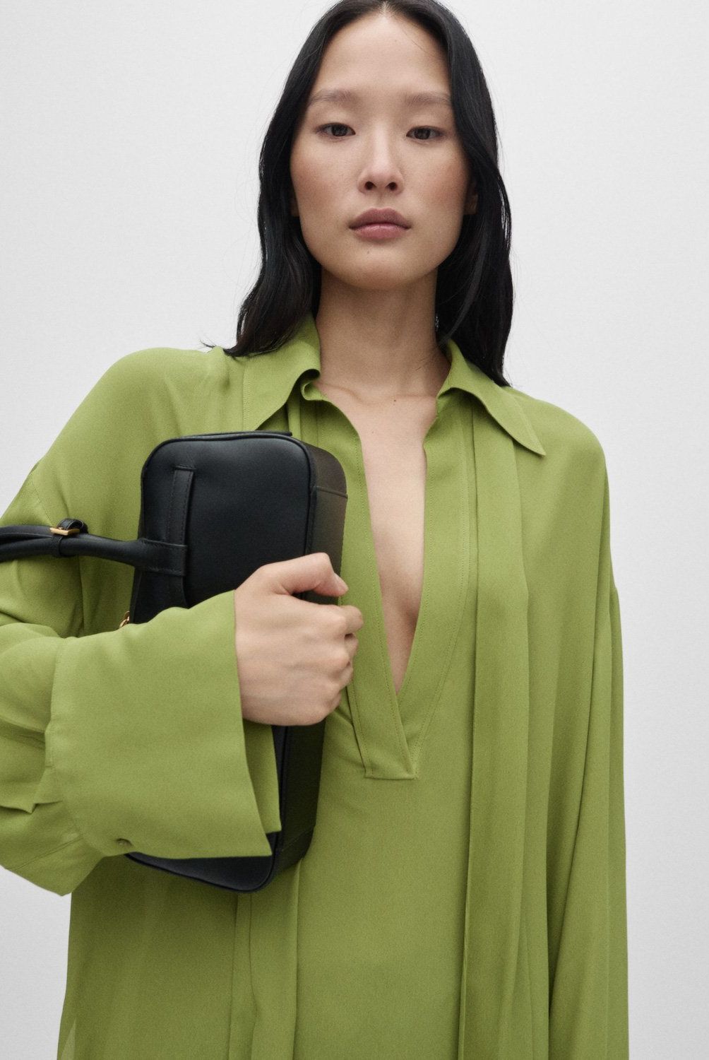 MANGO - Blusa Gasa Lazada Mujer Mango