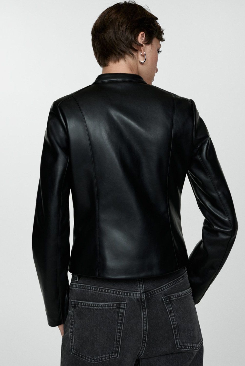 MANGO - Chaqueta Biker Cremalleras Mujer Mango