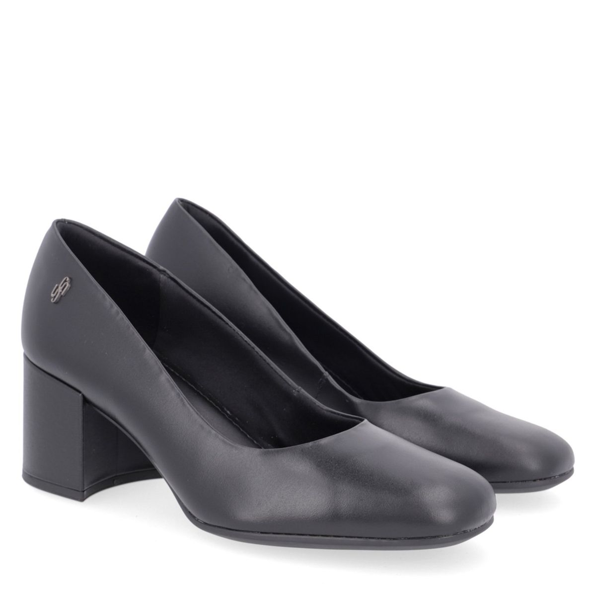 USAFLEX - Zapato Formal Mujer Cuero Negro Usaflex