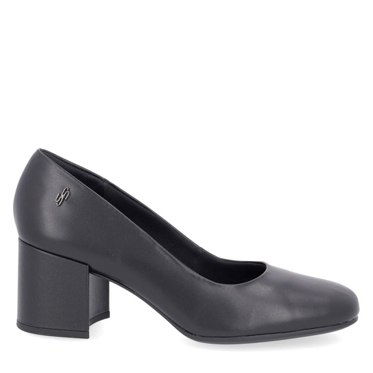 Zapato Formal Mujer Cuero Negro