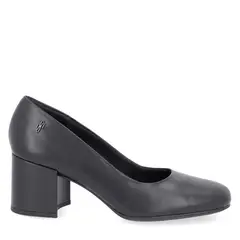 USAFLEX - Zapato Formal Mujer Cuero Negro