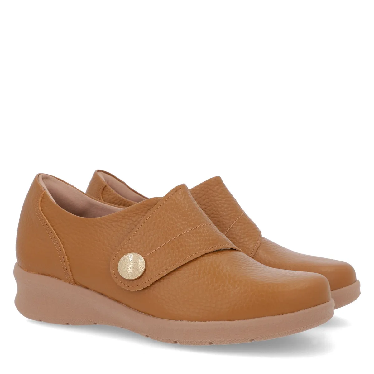 USAFLEX - Zapato Casual Mujer Cuero Canela Usaflex