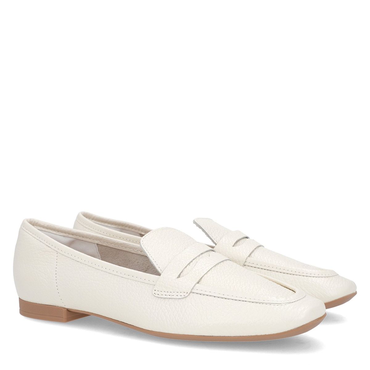 USAFLEX - Mocasín Mujer Cuero Beige Usaflex