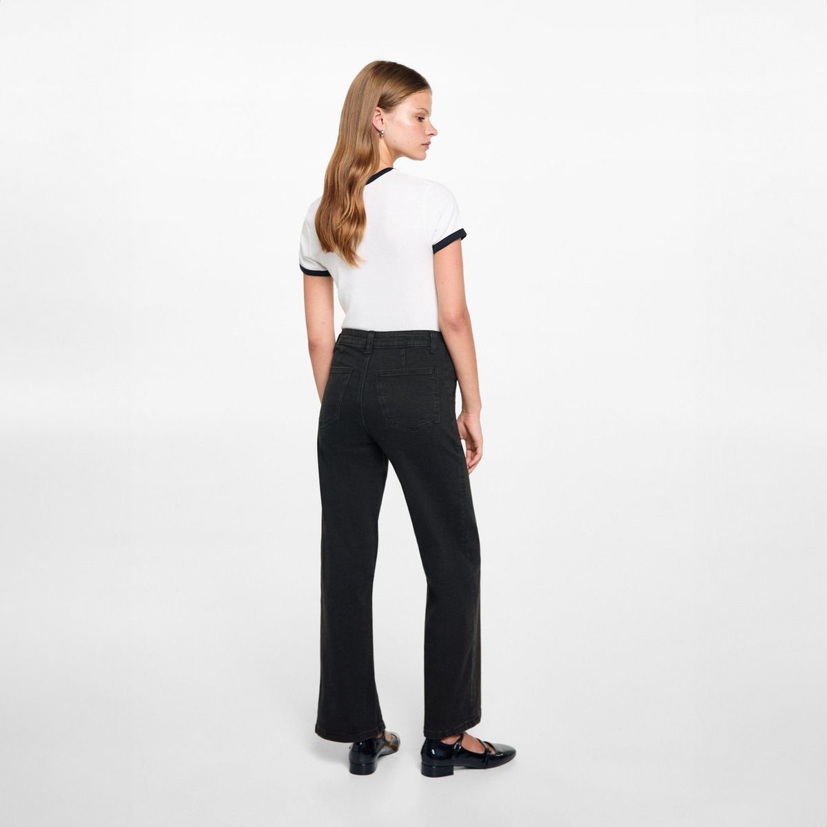 MANGO TEEN - Jeans Straight Bolsillos Mujer Mango Teen