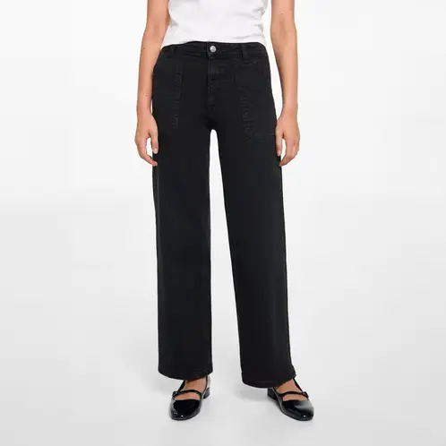 MANGO TEEN - Jeans Straight Bolsillos Mujer