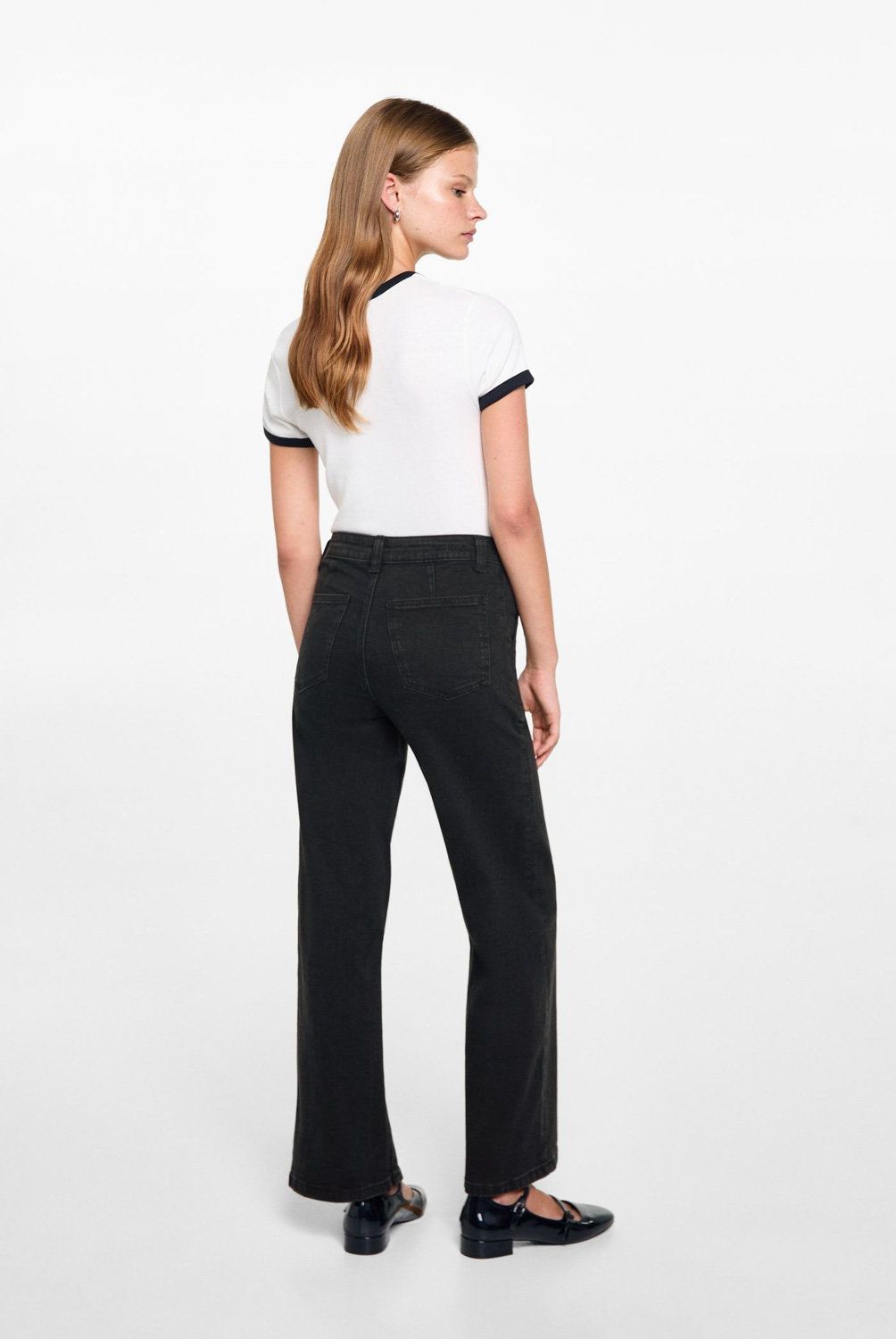 MANGO TEEN - Jeans Straight Bolsillos Mujer Mango Teen