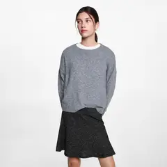 MANGO TEEN - Falda Punto Lurex Mujer