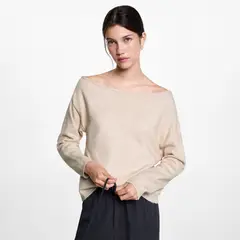 MANGO TEEN - Sweater Punto Cuello Barco Mujer