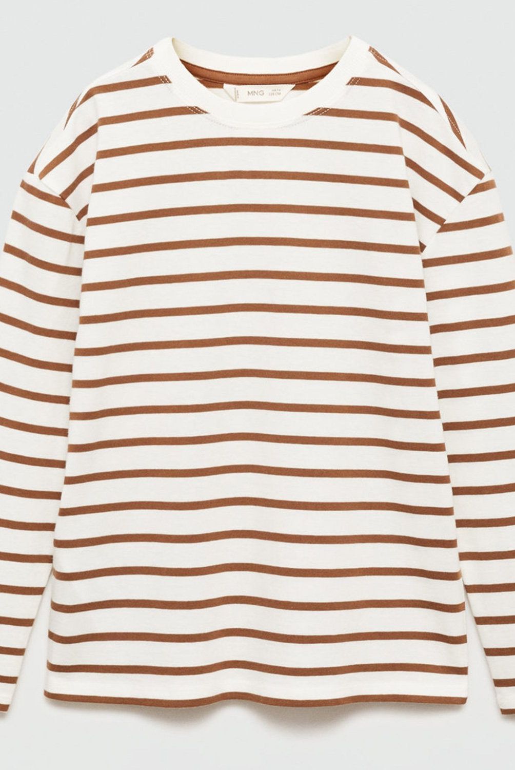 MANGO KIDS - Polera Manga Larga Rayas Niño Mango Kids