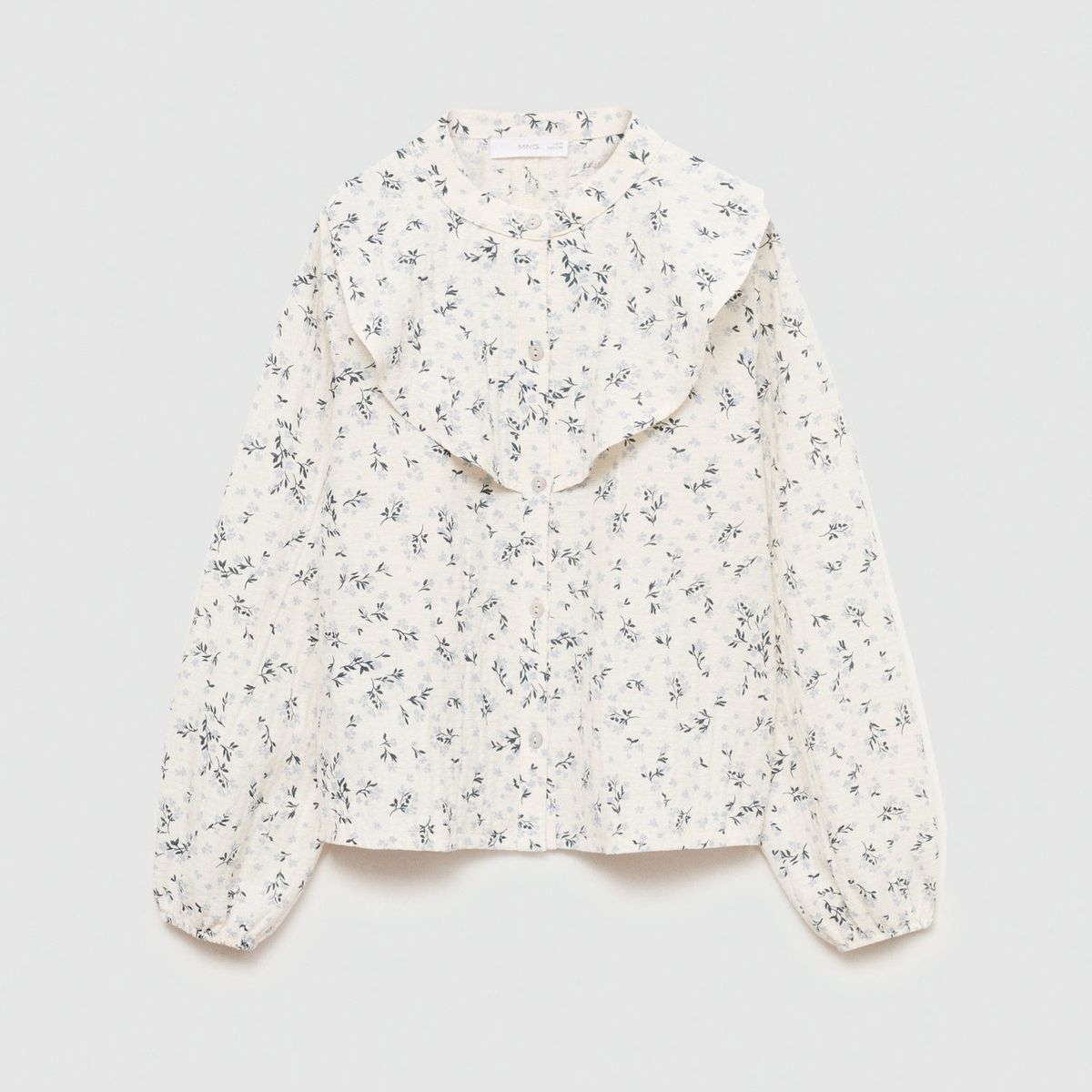 MANGO KIDS - Blusa Estampado Floral Volantes Niña Mango Kids