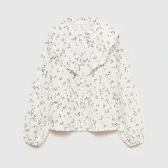 MANGO KIDS - Blusa Estampado Floral Volantes Niña