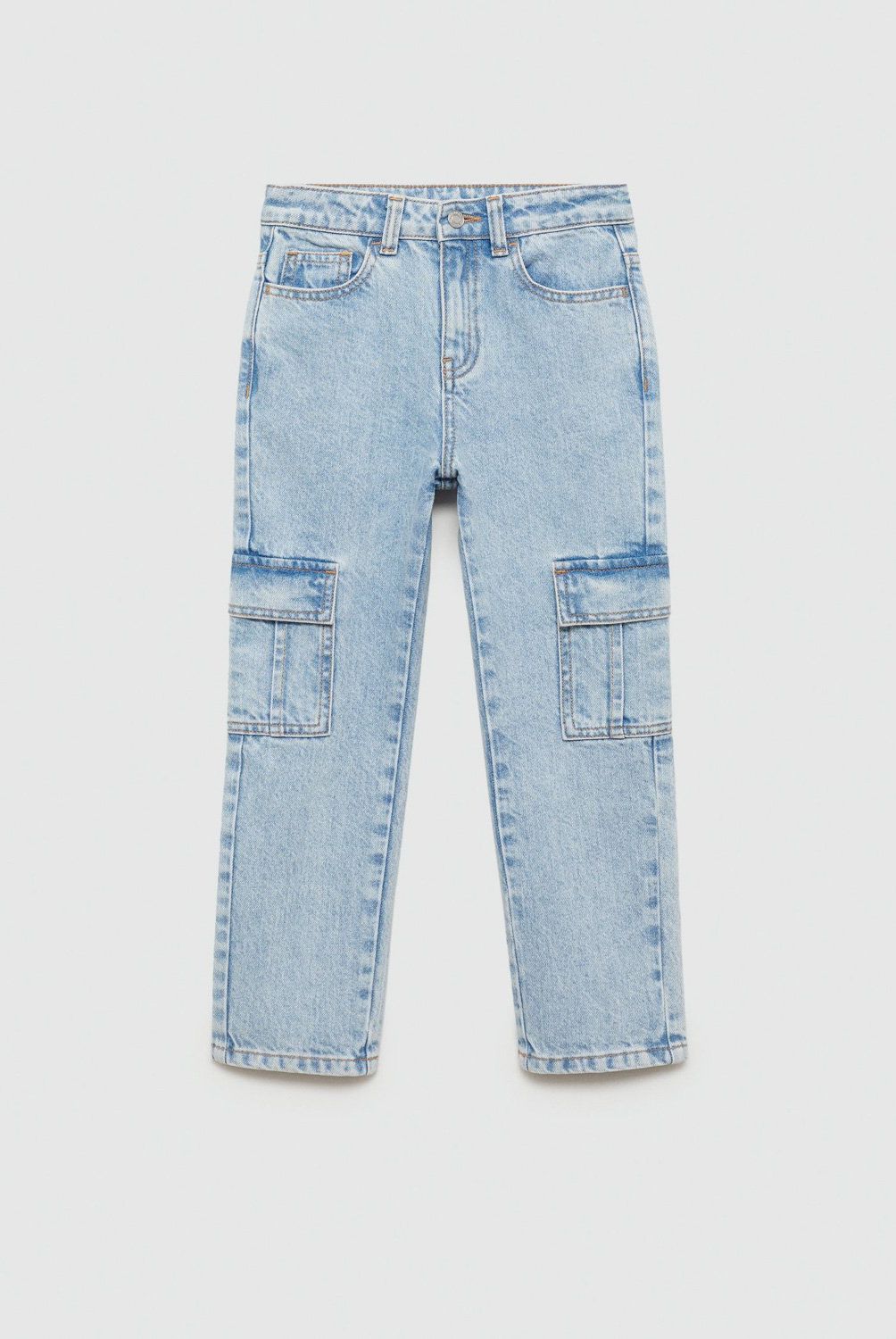 MANGO KIDS - Jeans Cargo Bolsillos Niño Mango Kids