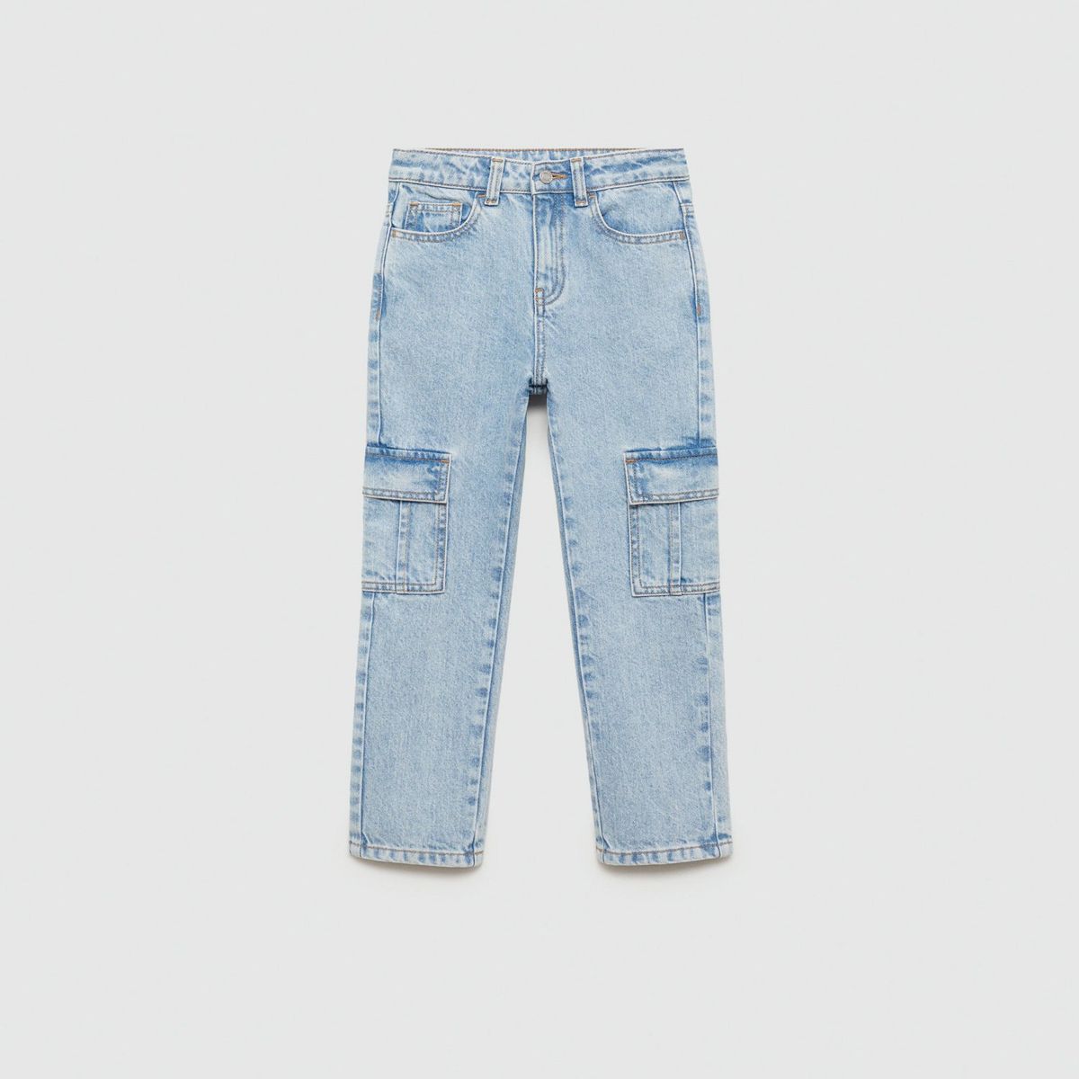 MANGO KIDS - Jeans Cargo Bolsillos Niño Mango Kids