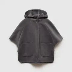 MANGO KIDS - Chaqueta Estilo Capa Botones Niña