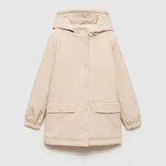 MANGO KIDS - Abrigo Impermeable Capucha Niña
