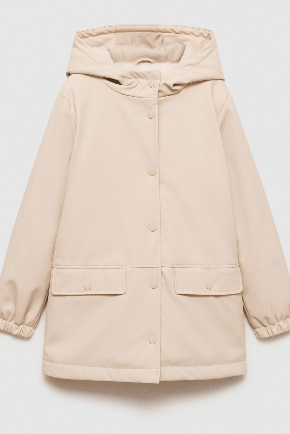 MANGO KIDS - Abrigo Impermeable Capucha Niña Mango Kids