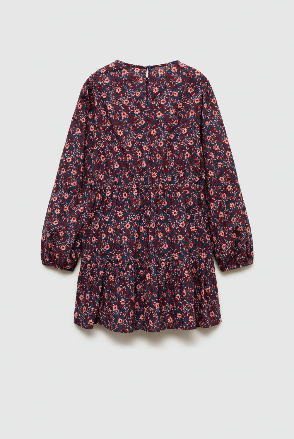 MANGO KIDS - Vestido Floral Fruncido Niña Mango Kids