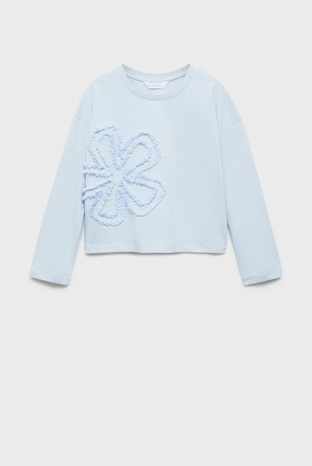 MANGO KIDS - Polera Detalles Bordados Niña Mango Kids