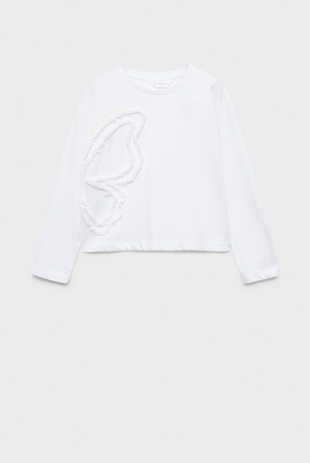 MANGO KIDS - Polera Detalles Bordados Niña Mango Kids