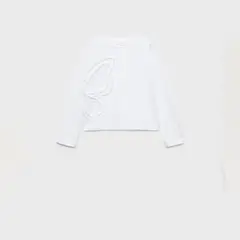MANGO KIDS - Polera Detalles Bordados Niña