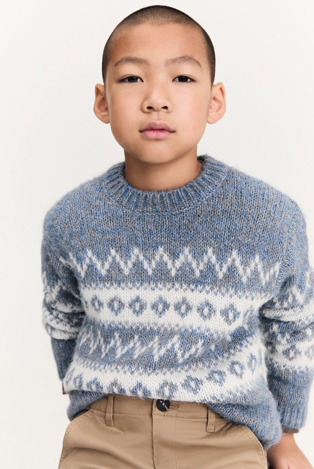 MANGO KIDS - Sweater Jacquard Niño Mango Kids