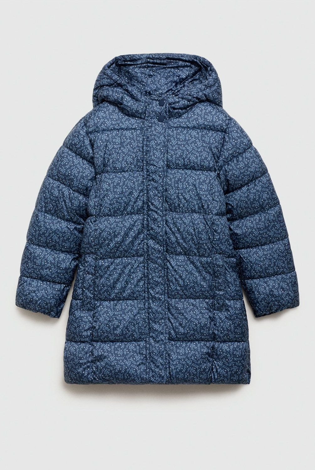 MANGO KIDS - Parka Acolchado Estampado Floral Niña Mango Kids