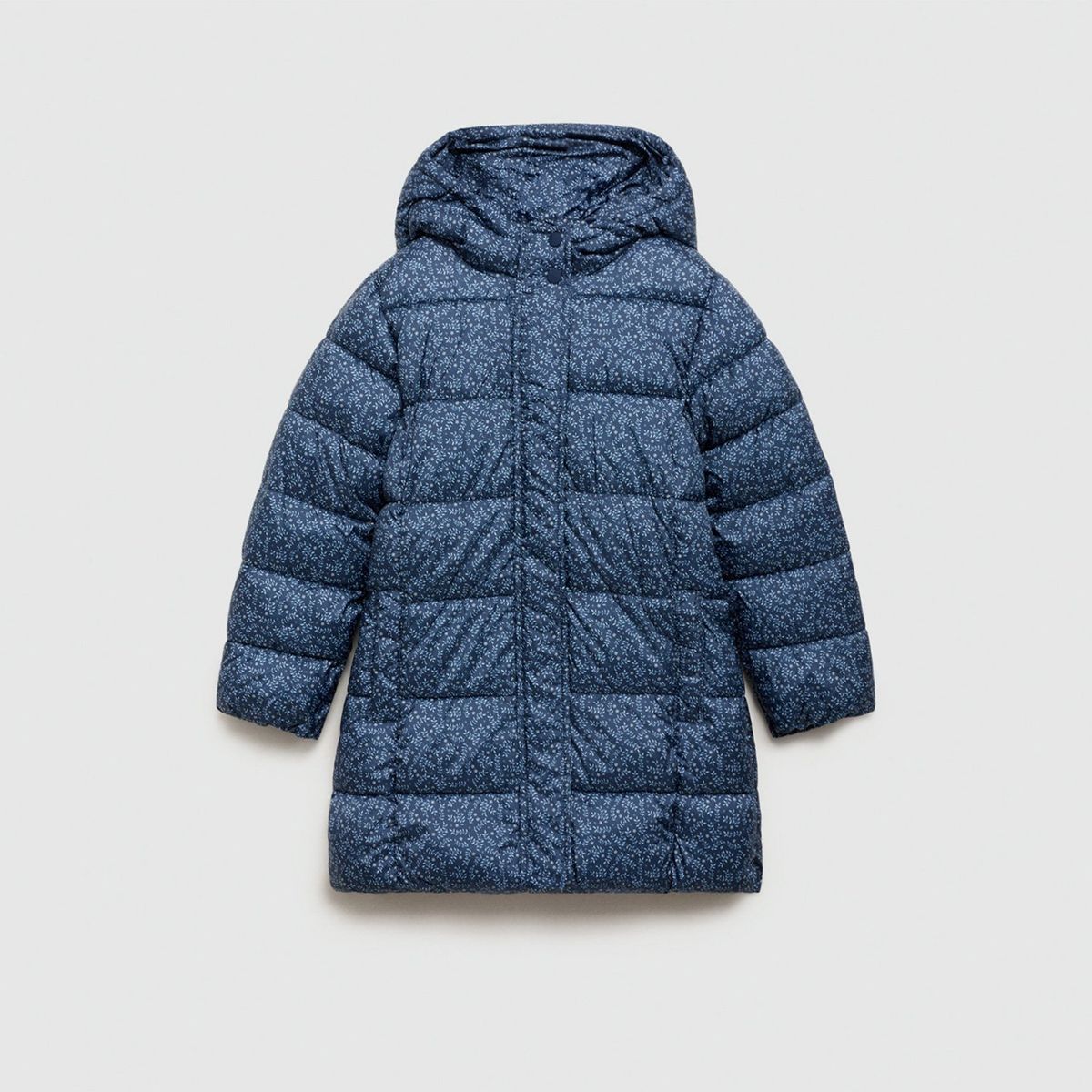 MANGO KIDS - Parka Acolchado Estampado Floral Niña Mango Kids