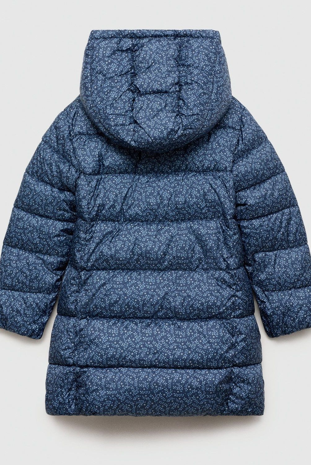 MANGO KIDS - Parka Acolchado Estampado Floral Niña Mango Kids