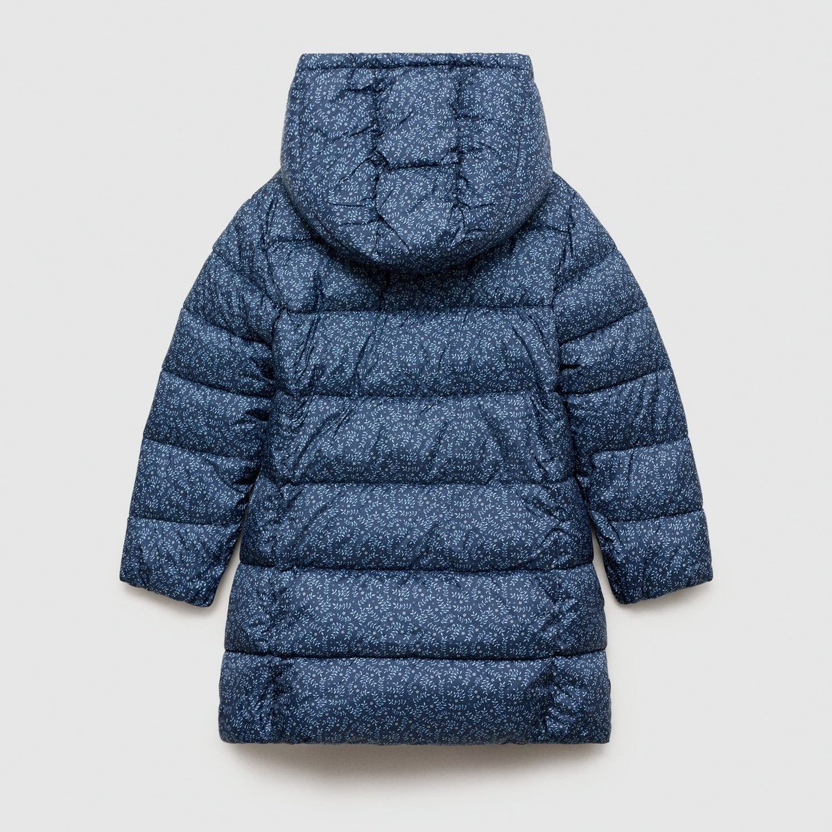 MANGO KIDS - Parka Acolchado Estampado Floral Niña Mango Kids