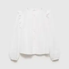 MANGO KIDS - Blusa Volantes Bordados Niña