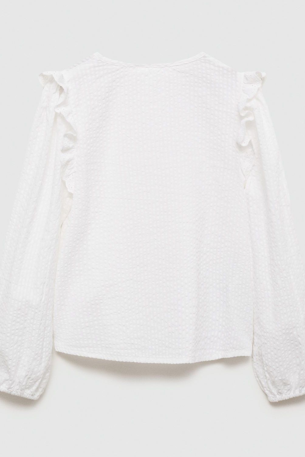 MANGO KIDS - Blusa Volantes Bordados Niña Mango Kids