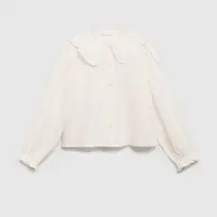 MANGO KIDS - Camisa Detalles Bordados Niña
