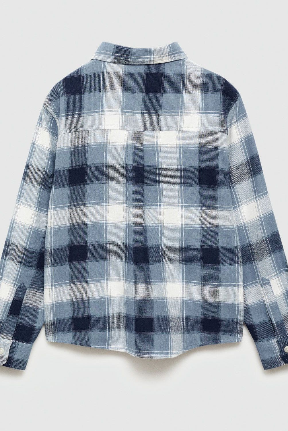 MANGO KIDS - Camisa Cuadros Bolsillo Niño Mango Kids
