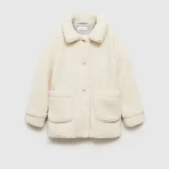 MANGO KIDS - Abrigo Borreguito Niña