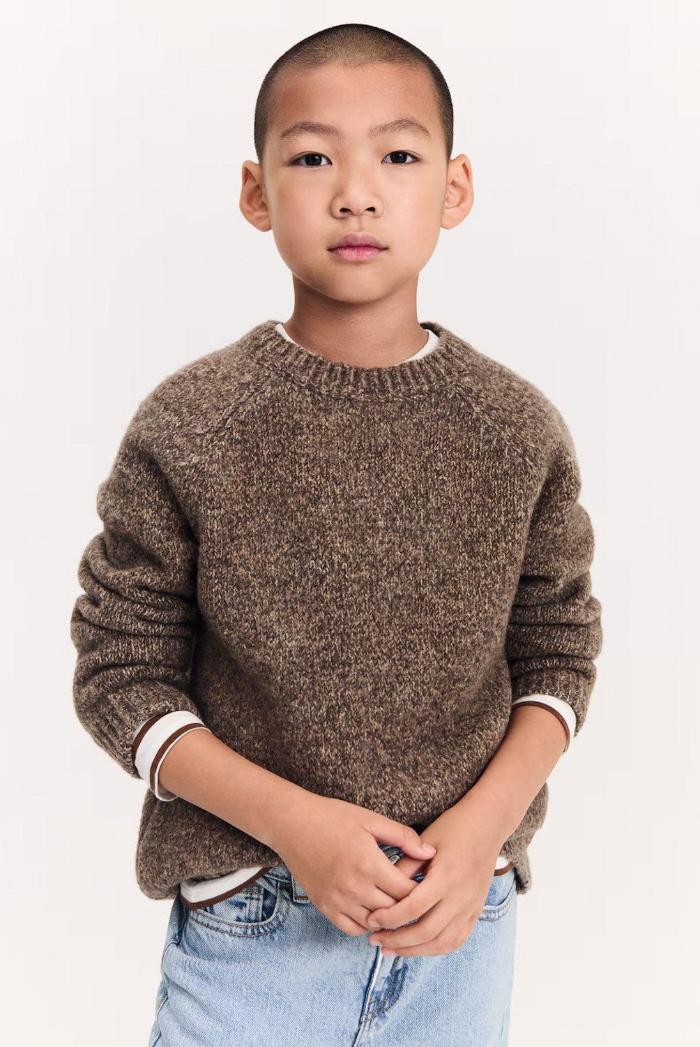 MANGO KIDS - Sweater Punto Lana Niño Mango Kids